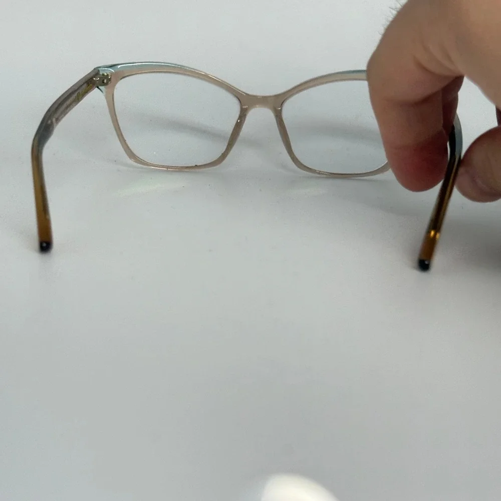 Sora Alessandra C3 Eyeglasses Pink Clear Cat Eye‎ Frame 54-16-140 Japan Designer
